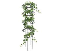 Garden Trellis - Metal Rustproof Obelisk Plant Support | Heavy Duty Climbing Plants Trellis for Vines Clematis Rose Tomato Vegetable Potted Indoor Outdoor Decorative Tower for Garden Patio Use