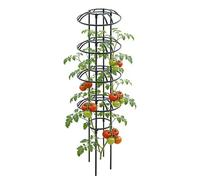 Garden Trellis, Metal Rustproof Plant Support, Easy to Install and Maintain, Rose Obelisk Trellis for Potted Clematis Jasmine Flowers Fruits Vegetable Vines Indoor Outdoor Patio Balcony