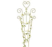 Garden Trellis Set, Metal Plant Training Tool, 76x27cm Weather Resistant Iron Grid, Floral Support Structure Frame, Space Saving Vertical Growth, Suitable for Balcony Terrace Climbing Vines