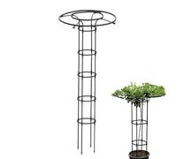 Garden Trellis - Vertical Houseplantt Support, Metal Umbrella Garden Obelisk | Heavy Duty Steel Frame, Rust-Resistant Plant Support Frame for Clematis Rose Jasmine