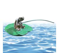 Garden Turtle Garden Figures Resin | Sculpture Anglers Fishing Figure for Home Patio Outdoor Room Beach Porch Yard Lawn