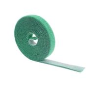 Garden Twin Vendage - Câble réglable en nylon vert pour plantes d'intérieur et d'extérieur - Sangle de serrage pour gestion des câbles de données