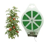 Garden Twist Ties - Garden Twine For Training Support With Built-in Cutter F0r Climbing Plants | Wist Cable Reusable Flexible Multi Function Plant Ties For Indoor Tree Tomato Vegetable Vine Branch