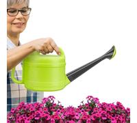 Garden Watering Can, Outdoor Plant Sprayer, 11.81 inches 2.5l Capacity with Spout Sprinkler Heads, Gardening Tool for Flowers Vegetables Indoor Outdoor Use, Green