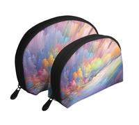 Garden Wildflowers Trousse de maquillage portable avec fermeture éclair et compartiments intérieurs, Dream Coloré, Taille unique