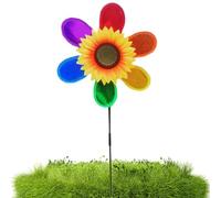 Garden Windmühle Spinner créatif qui reflète dans le design de Sonnenwlume, la force du vent de Bunter Rainbow comme bijoux de jardin contre la peste des oiseaux, la décoration extérieure pour le