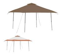 Garden Winds Housse supérieure d'auvent de rechange sur mesure compatible avec Coleman 2000004407, 2000035727 - Abri de tente à deux niveaux - Noix de muscade marron classique, tissu Riplock 350