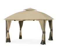 Garden Winds Housse supérieure d'auvent de rechange sur mesure compatible avec la tonnelle South Hampton L-GZ215PST-A, L-GZ659PST, 810138517, 810046339 - Tissu RipLock 500 performant amélioré