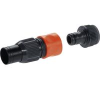 GARDENA 01752-20 Hahn- und Schlauchstück Set de raccords pour pompe 30,3 mm (1) (filet int.)