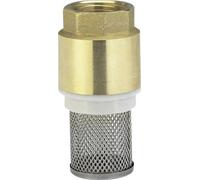 Gardena Vanne de pied en laiton – Clapet anti-retour 33,3 mm (G 1 Pouce) avec panier et joint