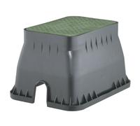 Gardena 1292-20 - Arqueta Rectangular 4 vías Para ubicar Hasta 4 válvulas de riego de 24 V. Máx. carga Sobre la tapa 1300 kg.