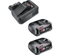 GARDENA 14914-20 Starter Kit QC AL 18V-44 + 2 x 2,5 Ah SoC Batterie pour outil et chargeur 18 V 2.5 Ah Li-Ion