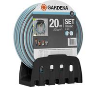 GARDENA 18005-50 mit Schlauch Porte-tuyau mural 20 m 1/2 pouce 1 set noir