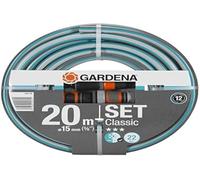 Gardena - Tuyau d'arrosage Classic 18014-26 G - Ø 15 mm - 20 m - avec accessoires