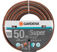 GARDENA 18099-20 Premium SuperFLEX 12x12 13mm, 50m, sans pièces de système, noir/gris/orange (1 pièce)