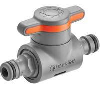 GARDENA 18266-50 Gardena 18266-50, Abschaltventil, Sprinkleranlage, Grau, Männlich, 1 Stück(e) Raccord avec vanne de régulation