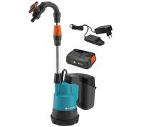 Gardena Pompe à eau de pluie sans fil 2000/2 18V P4A 2 000 l/h 2 bar 20 m Prête à l'emploi