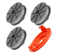 Gardena 5307-20 Bobine de rechange pour débroussailleuse avec couvercle 5344-20, bobine de 6,1 m et couvercle pour Turbotrimmer Easycut 400 Art.8846 ComfortCut450 Art.8847 PowerCut Art.8848 (3 bobines