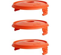 Gardena 5307-20 Replacement Spool for Strimmer with Lid 5344-20,20 Foot Spool and Lid for Turbotrimmer Easycut 400 Art.8846 ComfortCut450 Art.8847 PowerCut Art.8848 (3 Pack)