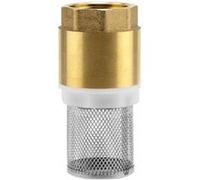 Gardena Vanne de pied en laiton – Clapet anti-retour 33,3 mm (G 1 Pouce) avec panier et joint