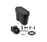 Gardena 8143 4,800 Square Foot Turbo Drive Sprinkler On Weighted Sled Base Aquabloom 13301-25.000.00 Arrosage pour Plantes Noir