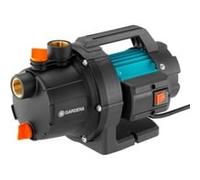 Gardena Pompe de jardin 3700/4 P Basic: Pompe d'arrosage, débit 3700 l/h, puissance 800 W, longue durée de vie grâce à un arbre en inox, boîtier en fonte, possibilité de raccord arroseur (9015-47)