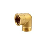 Gardena Angle de laiton avec filetage interne et externe: coude avec 42 mm (G 1 1/4 Pouce) - fil, pour changer de direction de tuyaux/tuyaux (7285-20)