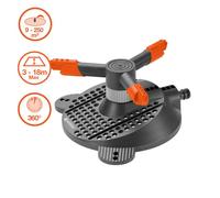 GARDENA Arroseur rotatif Samba Classic - Surface 250m² - Portée 18m max - Arrosage rotatif 360° - Garantie 5 ans - (2060-26)
