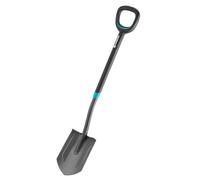 Gardena bêche à Bord Pointu ErgoLine : bêche de Jardin en Acier pour bêcher et Creuser, avec Repose-Pieds et Manche Ergonomique (17012-20)