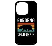 Gardena California South Los Angeles 310 424 Inglewood Bear Coque pour iPhone 14 Pro