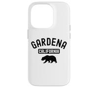 Gardena California South Los Angeles 310 424 Inglewood Bear Coque pour iPhone 14 Pro