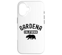 Gardena California South Los Angeles 310 424 Inglewood Bear Coque pour iPhone 16