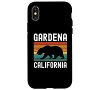 Gardena California South Los Angeles 310 424 Inglewood Bear Coque pour iPhone X/XS