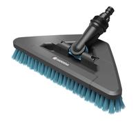 GARDENA Brosse à manche Cleansystem Hard Flex, brosse pour les grandes surfaces dures, Brosses de lavage