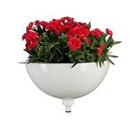 Gardena ClickUp ! Jardinière Grande jardinière pour Les Plantes de Printemps et d'été, 25 cm, résistante au Gel, solidement fixée au Sol, Blanche (11320-20)
