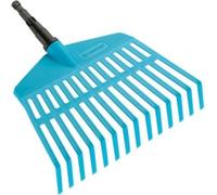Gardena Déchets de combisystem: râteau léger et Pratique pour Les Petits Jardin, Dents en Plastique de Haute qualité, Largeur 27 cm, Correspondant à Toutes Les tiges CS (3105-20)