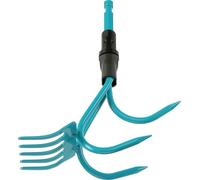 GARDENA Combisystem Râteau 2 en 1 avec griffes