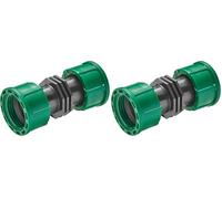 Gardena Connecteur pour boîtiers de vannes V3 : Accessoire pour Le raccordement de Deux boîtiers pour vannes V3, raccord à vis Simple, avec Filetage Interne 2 x 1 (02758-20) (Lot de 2)