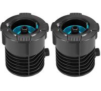 Gardena départ enterré pour systeme d'arrosage avec Filetage extérieur 3/4": Point de départ de l'alimentation en Eau, Tamis à saletés Amovible, connecteur de Profi System INCL (08262-20) (Lot de 2)
