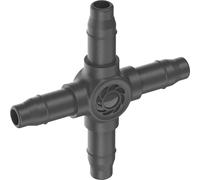 Gardena Dérivation en Croix Micro-Drip 4,6 mm (3/16") - 10 pièces