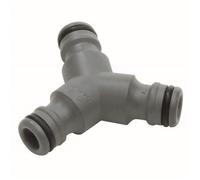 GARDENA Dérivation en Y - Ø18mm max - Dédoublement d’installation d’eau - Prêt à l’emploi (934-26)