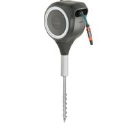 Dévidoir automatique sur pic Gardena RollUp S 15m | Blanc