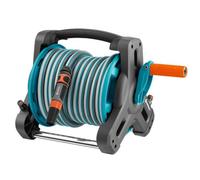 GARDENA Dévidoir portable Classic 10 équipé - Longueur tuyau 10m - Ø13mm - Kit complet prêt à l’emploi - Garantie 5 ans (8010-20)