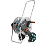 Dévidoir métal sur roues CLEVERROLL M avec tuyau 25M GARDENA 8543-26