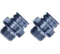 Gardena Douille de raccordement Courte: Raccord pour Connexion du Bloc de vannes, Compatible with Blocs de vannes V1 et V3, Accessoire d'origine Gardena (5319-20) (Lot de 2)