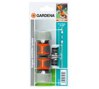 Gardena - Ensemble d'accouplement 19mm (3/4") (2 x connecteur de tuyau, 1 x joint d'extension)