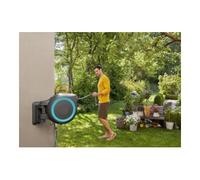 GARDENA Gardena Boîte murale tuyau turquoise RollUp XL 35 m Multibuse 18313 Quantité:1