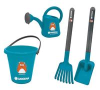Gardena Gardena Kit de Jardin Universel 4 pièces, avec arrosoir, Seau, Pelle et râteau Design Gardena