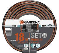 Gardena HighFLEX Comfort Tuyau d'arrosage,13 mm (1/2"), 18m Kit avec raccords, 18062-20