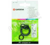 GARDENA Jeu de joints universels GARDENA pour robinet - 3 joints toriques + 3 plats - 1127-26